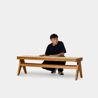 Bancs - Banc Rattanian en teck massif et cannage naturel - DESIGN TRIP