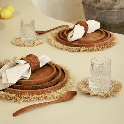 Decorative objects - Teak napkin ring - DESIGN TRIP