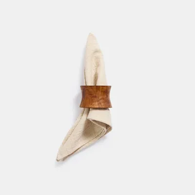 Decorative objects - Teak napkin ring - DESIGN TRIP