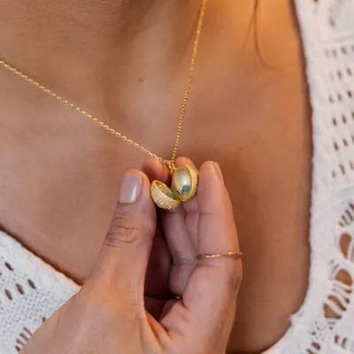 Jewelry - CÂPÂ Secret Locket Necklace - CÂPÂ JEWELRY