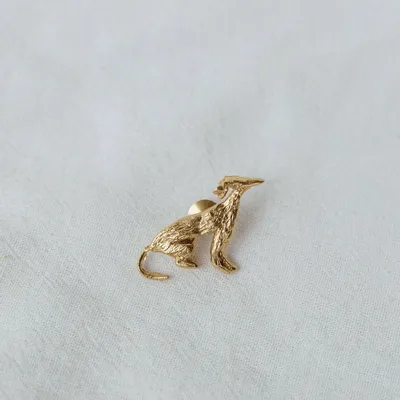 Brooches - Greyhound Brooch - CÂPÂ JEWELRY