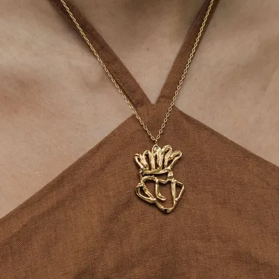 Jewelry - Rostro Line Face Necklace - CÂPÂ JEWELRY