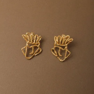 Jewelry - Rostro Line Face Earrings - CÂPÂ JEWELRY