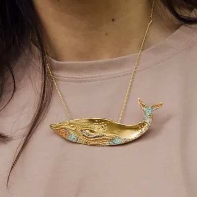 Jewelry - Amalia Whale Necklace - CÂPÂ JEWELRY