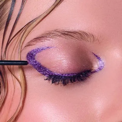 Cosmétiques - Eyeliner Pailleté Violet - SISI LA PAILLETTE