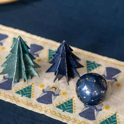 Autres décorations de Noël - Boules de Noël à pois - KINTA