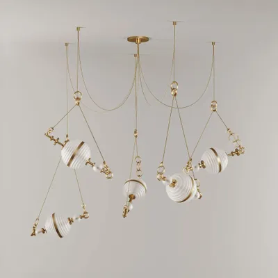 Suspensions - Saturn Suspension Lamp Handmade by Creativemary - CREATIVEMARY