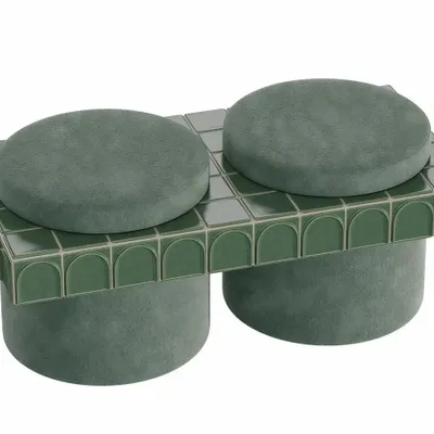 Tabourets - Enigma II Stool Handmade by Malabar - MALABAR