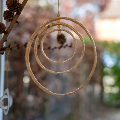 Other Christmas decorations - Trim circles corn husk - KINTA