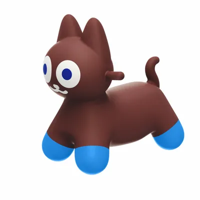 Jouets enfants - Hoppi Chat – Animal sauteur gonflable - QUUT TOYS