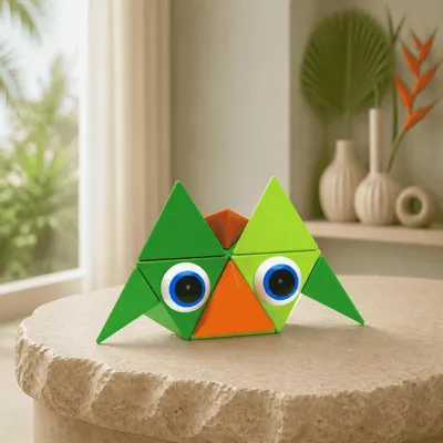 Jouets enfants - TRIDO Blocs Magnétiques "Jungle" – 12 pièces - TRIDO