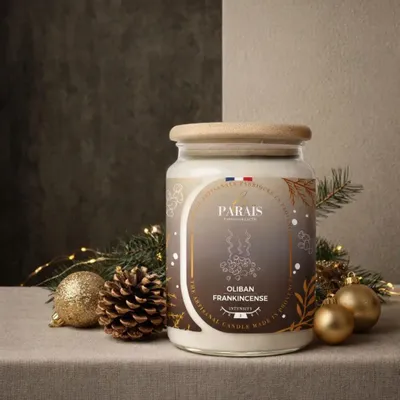 Candles - Incense & Myrrh Scented Candle - LE PARAÏS