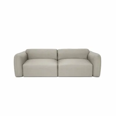 Sofas - 3-Seater Sofa Bed NORREBRO - Beige - CITY SOFA