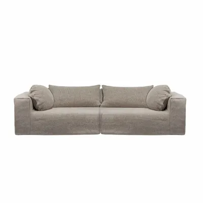 Sofas - FAMILY - 4-seater linen sofa 320 x 130 cm - BED AND PHILOSOPHY - ÂME PHILO