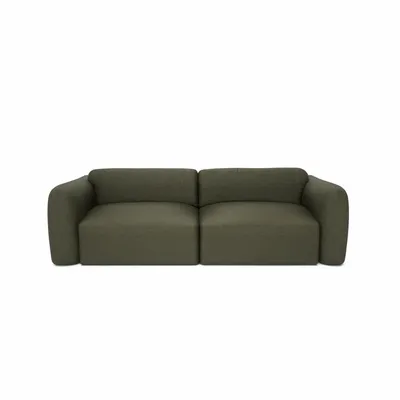 Canapés pour collectivités - Canapé-lit 3 places NORREBRO - Vert - CITY SOFA