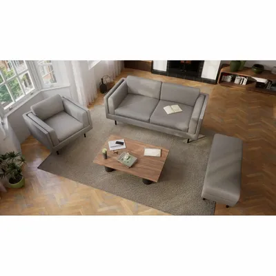 Sofas for hospitalities & contracts - 2-Seater Sofa CHELSEA - Taupe - CITY SOFA