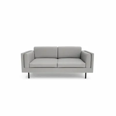 Sofas for hospitalities & contracts - 2-Seater Sofa CHELSEA - Silver - CITY SOFA