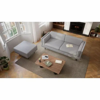 Sofas for hospitalities & contracts - 3-Seater Sofa CHELSEA - Silver - CITY SOFA