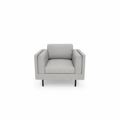 Lounge chairs for hospitalities & contracts - Armchair CHELSEA - Silver - CITY SOFA