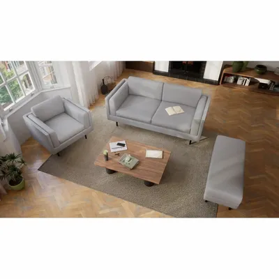 Benches for hospitalities & contracts - Bench CHELSEA - Silver - CITY SOFA