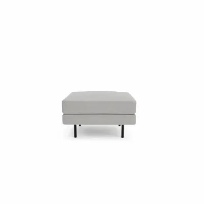 Sofas for hospitalities & contracts - Pouf CHELSEA - Silver - CITY SOFA