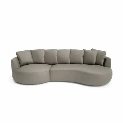 Sofas for hospitalities & contracts - 4-Seater Left Corner Sofa BELLEVILLE - Taupe - CITY SOFA
