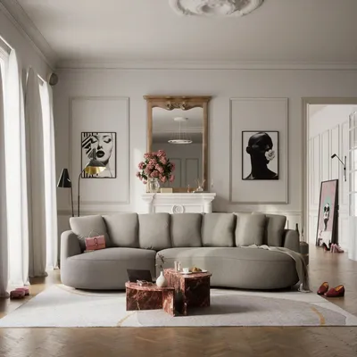 Sofas for hospitalities & contracts - 4-Seater Left Corner Sofa BELLEVILLE - Taupe - CITY SOFA