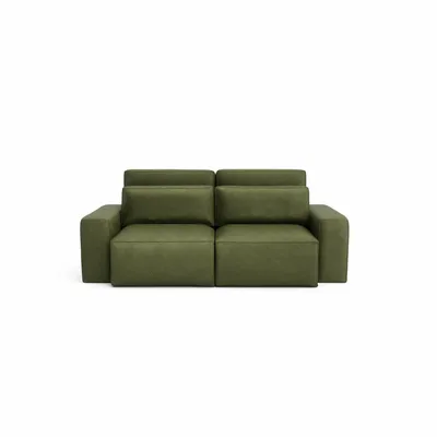 Sofas for hospitalities & contracts - 3-Seater Sofa Bed JORDAAN - Khaki - CITY SOFA