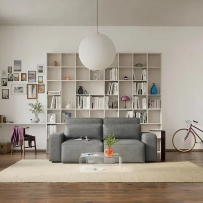 Sofas for hospitalities & contracts - 3-Seater Sofa Bed JORDAAN - Grey - CITY SOFA