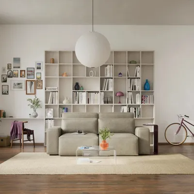 Sofas for hospitalities & contracts - 3-Seater Sofa Bed JORDAAN - Cream - CITY SOFA