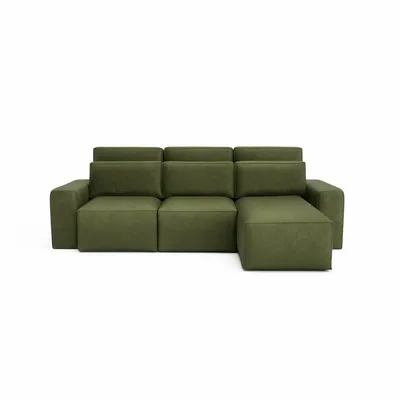 Sofas for hospitalities & contracts - Universal Corner Sofa Bed JORDAAN - Khaki - CITY SOFA