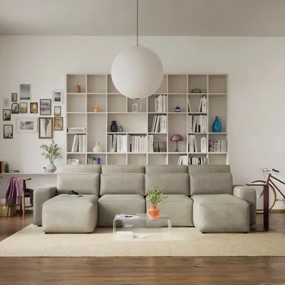 Sofas for hospitalities & contracts - Corner Sofa Bed JORDAAN - U shape - Cream - CITY SOFA