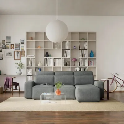Sofas for hospitalities & contracts - Universal Corner Sofa Bed JORDAAN - Grey - CITY SOFA