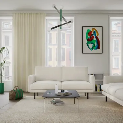 Sofas for hospitalities & contracts - 3-Seater Sofa BRERA - Beige - CITY SOFA