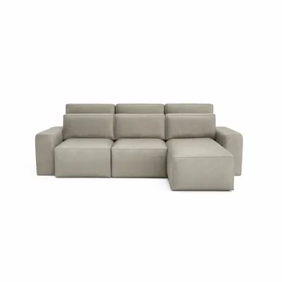 Sofas for hospitalities & contracts - Universal Corner Sofa Bed JORDAAN - Cream - CITY SOFA