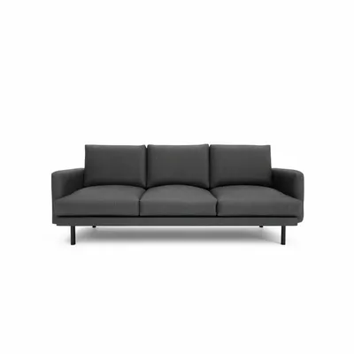 Sofas for hospitalities & contracts - 4-Seater Sofa BRERA - Dark Grey - CITY SOFA