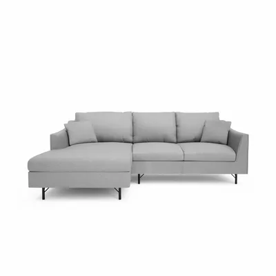 Sofas for hospitalities & contracts - 4-Seater Left Corner Sofa ALFAMA - Grey - CITY SOFA