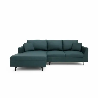 Sofas for hospitalities & contracts - 4-Seater Left Corner Sofa ALFAMA - Deep Blue - CITY SOFA