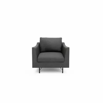 Lounge chairs for hospitalities & contracts - Armchair ALFAMA - Dark Grey - CITY SOFA
