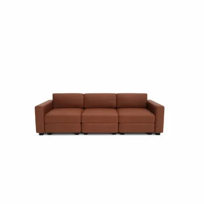 Sofas for hospitalities & contracts - 3-Seater Modular Sofa GRACIA - Terracotta - CITY SOFA
