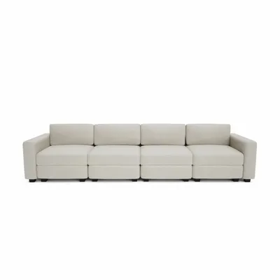 Sofas for hospitalities & contracts - 4-Seater Modular Sofa GRACIA - Cream Beige - CITY SOFA