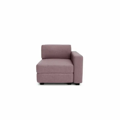 Sofas for hospitalities & contracts - Modular Sofa GRACIA - End Module - Dusty Pink - CITY SOFA