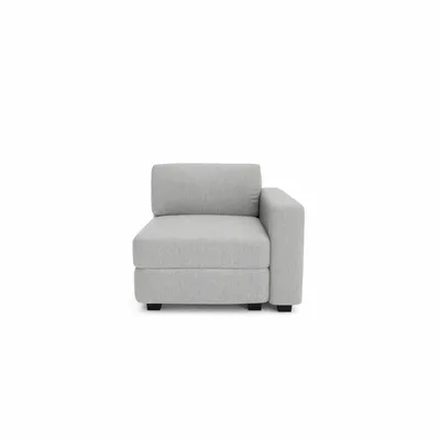 Sofas for hospitalities & contracts - Modular Sofa GRACIA - End Module - Grey - CITY SOFA