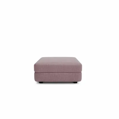 Sofas for hospitalities & contracts - Modular Sofa GRACIA - Large Pouf Module - Dusty Pink - CITY SOFA