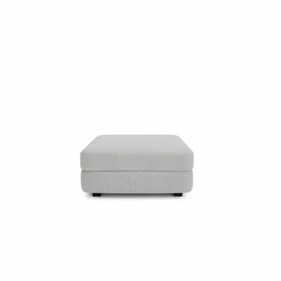 Sofas for hospitalities & contracts - Modular Sofa GRACIA - Large Pouf Module - Grey - CITY SOFA