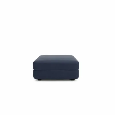 Sofas for hospitalities & contracts - Modular Sofa GRACIA - Large Pouf Module - Dark Blue - CITY SOFA
