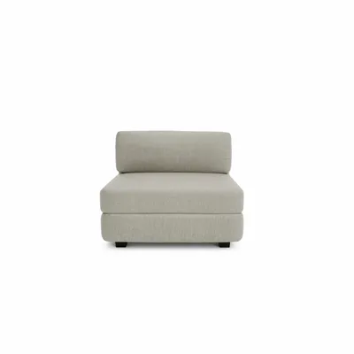 Sofas for hospitalities & contracts - Modular Sofa GRACIA - Large Single Module - Beige Grey - CITY SOFA