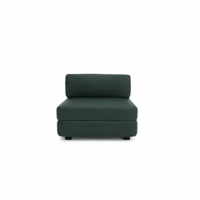 Sofas for hospitalities & contracts - Modular Sofa GRACIA - Large Single Module - Green - CITY SOFA