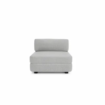 Sofas for hospitalities & contracts - Modular Sofa GRACIA - Large Single Module - Grey - CITY SOFA