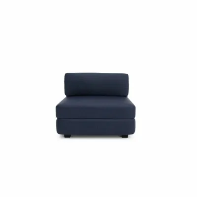 Sofas for hospitalities & contracts - Modular Sofa GRACIA - Large Single Module - Dark Blue - CITY SOFA